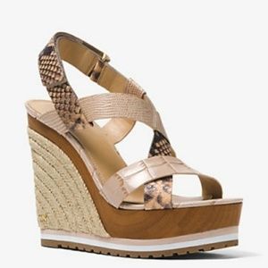 Brand New Michael Kors Mackay Wedge  - Women's Size 8.5